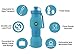 Press-On Collapsible Water Bottle – for Sports and Travel / 28 Ounces / Food-Grade Silicone / BPA Free