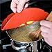Boil Over Spill Stopper Lid Cover Kitchen Tool, PureGenius Spill Stopper Lid Cover, Pots Pans Lid Boil Over Preventer, 10.2 inch