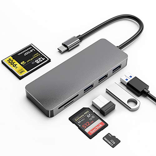 USB Type C hub(Thunderbolt 3), CF Card Reader(TF/SD), MultiPort