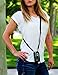 Caseahead Black iPhone 6, 7 & 8 Cell Phone Wallet Case w/Crossbody Leather Strap and Chain Wristlet - RFID Wallet Case for Money, ID & Credit Cards | Purse Phone Case for Women -Black (5.4