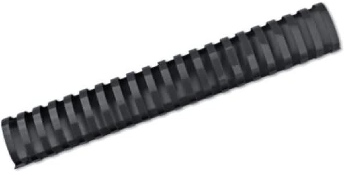 GBC CombBind Binding Combs, 51 mm, 450 Sheet Capacity, A4, 21 Ring, Black, Pack of 50, 4028187