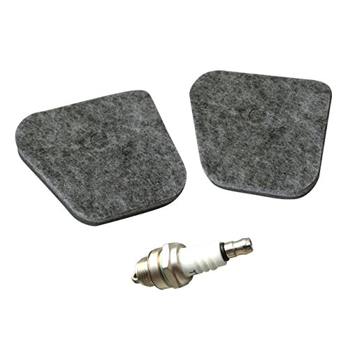 sthus Spark Plug&Air Filter for Stihl FS90 FS110 FS130 Or Stihl Kombi Engine KM90R KM130R