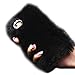 iPhone 6S Plus Case, iPhone 6 Plus Case, Lookatool Warm Fluffy Villi Fur Plush Wool Bling Case Cover Skin For iPhone 6S Plus or iPhone 6 Plus (Black)