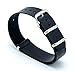 CIVO Synthetic Leather Zulu Military Swiss G10 Watch Band Strap 18mm 20mm 22mm with Stainless Steel Buckle