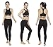 Leggings Women High Waisted Tummy Control Squat Proof Best Workout Buttery Soft Pant Black