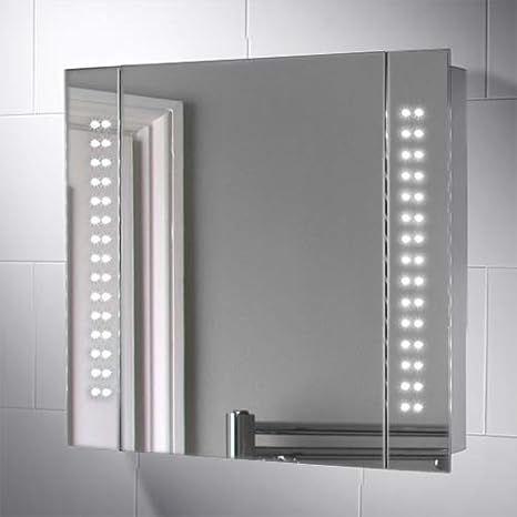 pebble grey mirror cabinet