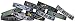 Gypsy Jade's Video Game 8-Bit Pixel Style Wristbands - Great for Mining Themed or any Crafting Style Video Game - Pack of 10!