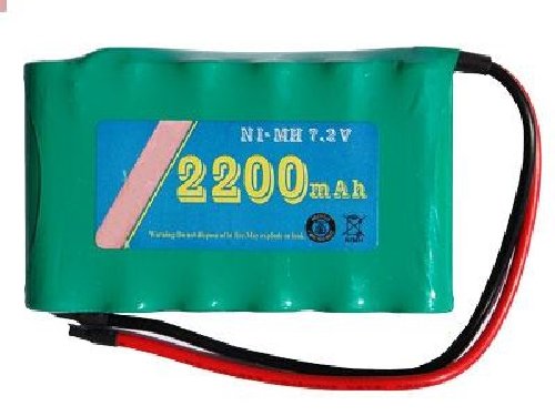 7.2 Volt NiMH Battery Pack (2200 mAh) with Leads