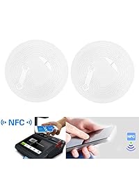 NFC215 TAG   Pegatina para Amiibos Samsung TagMo, Sony, LG, Android, todos los smartphones y dispositivos habilitados para NFC, 80 unidades, PVC blanco NTAG215 (0.984 in)