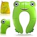 Travel Potty Seat for Toddler Training Foldable Toilet Cover Kid Child Frog