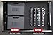 ARES 70107-12-Piece SAE Hex Bit Socket Set - Chrome Vanadium Sockets with S2 Alloy Bits - Includes Aluminum Socket Organizer