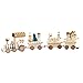 Hot Sales!! ZOMUSA Kids Baby Wood Christmas Train Decoration Christmas Decor Gift (C)