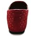Ollio Women's Shoe Ballet Suede Jewel Stud Comfort Flat