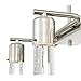 Westinghouse 6329800 Cava Six-Light LED Indoor Chandelier, Brushed Nickel Finish with Bubble Glass, 6