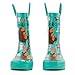 Lone Cone Rain Boots with Easy-On Handles in Fun Patterns for Toddlers and Kids, Campfire Critters, 9 Toddler