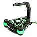 ENHANCE LED Gaming Mouse Bungee Cord Holder with 4-Port USB Hub - Green Lighting - Cable Management & Increased Accuracy for Pro eSports & Competitive Games