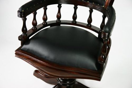 Amazon Co Jp マホガニー 無垢材 本革 Ceoチェア プレジデントチェア エグゼクティブチェア アンティーク調 文房具 オフィス用品
