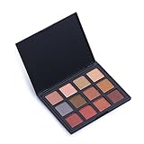 Allwon 12 Colors Eyeshadow Palette Makeup Matte Shimmer Eye Shadows, 0.67 Ounce
