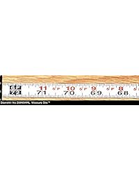 Starrett sm46wrl Medida Stix calcomanía permanente de cinta, 1 2" trasera X 6 '