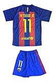 2016/2017 BARCELONA NEYMAR HOME KIDS JERSEY & SHORTS
