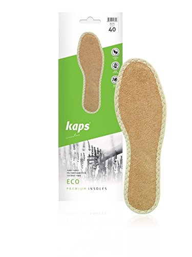 Kaps Insoles Eco - Hygenic Shoe Insoles with Natural Coconut Fibres, All Sizes (Men / 11 US / 44 EUR / 10 UK)