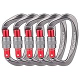 Locking Carabiner - 25kN 5600lb Climbing Carabiner