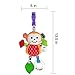 All-in-1 Wingingkids Baby Toy with Rattle Bell Teether Funny Monkey for Early Education and Development