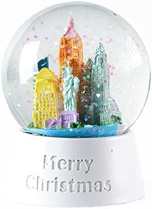 APELPES Snow Globe Crafts- Sculptured Resin Water Ball - Christmas Valentine's Day Birthday Holiday Year's Gift (Diameter 65mm, York)
