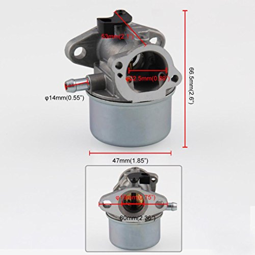 Ecosin Carburetor for BRIGGS & STRATTON 799868 498254 497347 497314 498170 Carb 50-657