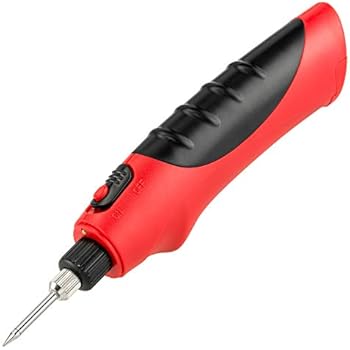 Tooluxe 40420L Cordless Soldering Iron, 1050° F (565° C) | AA Battery Powered | LED Spotlight