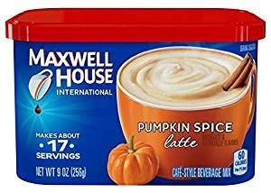 Maxwell House International Pumpkin Spice Latte (9 oz) 2 Pack