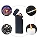 Arc Lighter USB Rechargeable Dual Arc Lighter Windproof Flameless Lighters Cross Beam Plasma Lighter Electric Lighter with Battery Indicator (Matte Black)thumb 2