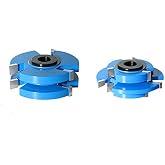 Amana Tool - SC554 2-Piece Carbide Tipped 3-Wing Stile &amp; Rail Tongue &amp; Groove Cabinet Door