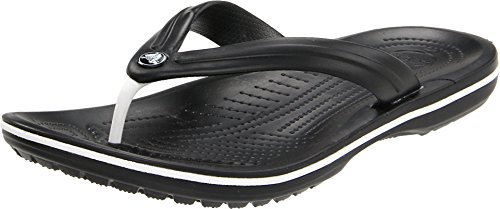 Crocs unisex crocband flip-flop,black,5 us men / 7 us w…