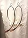 Lung cancer awareness earrings. Silver ribbon earrings with white Swarovski pearls.