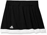 adidas Girls Tennis Court Skort, Black, Large