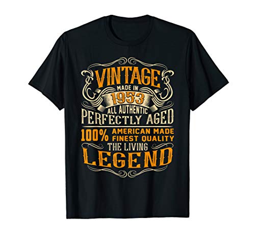 Legends Vintage Made In 1953 65th Birthday Gift 65 years old