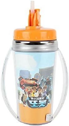 Stenlock Tobot Stainless Steel Straw Water bottle for kids