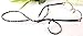 Peaks Eyewear Cord Holder Lanyard Strap - Adjustable Fit All Glasses Sunglasses (Black)