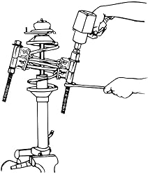 Lisle 62300 MacPherson Strut Tool , Black