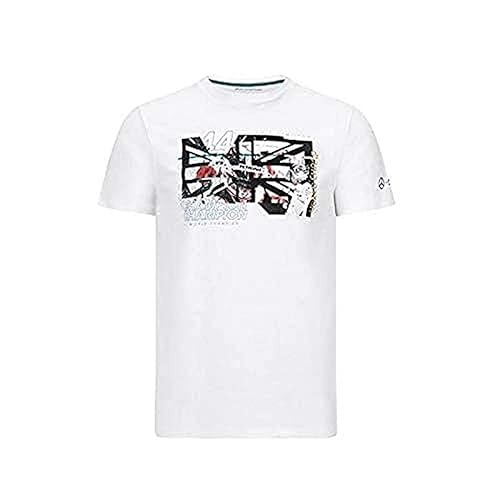 Mercedes-AMG Petronas F1 Men's Lewis Hamilton #44 T-Shirt Black