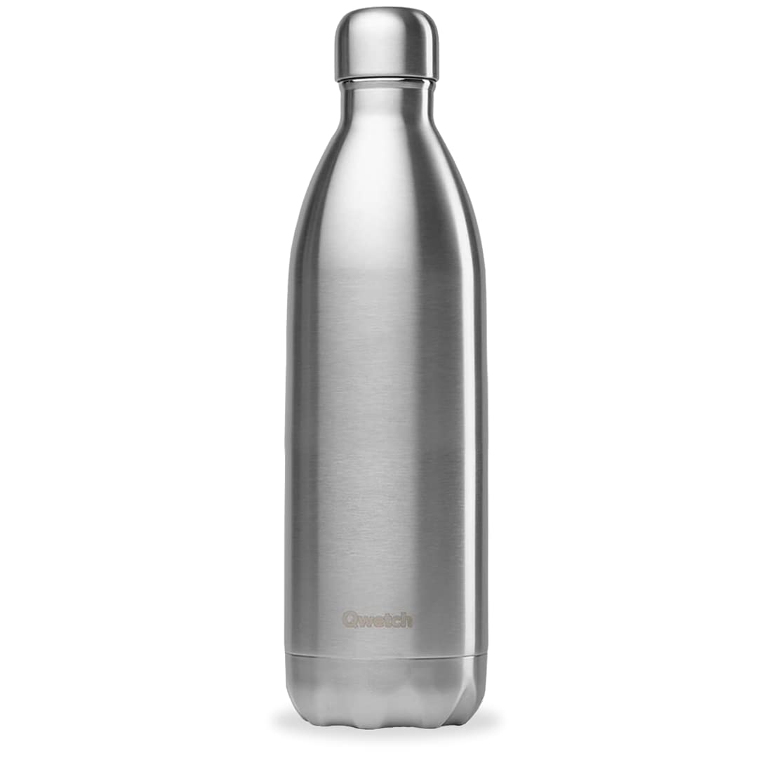 Qwetch - Insulated Originals Bottle -INOX 1L - Stainless Steel Water Bottle - 24h Cold and 12h Hot - Leakproof, BPA Free & Reusable for Sports & Travel