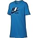NIKE Boys' Dry Baseball Tee, Equator Blue, Large