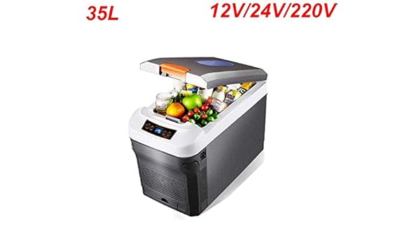 Dljyy Nevera 35L refrigerador del Coche de Gran Capacidad con ...