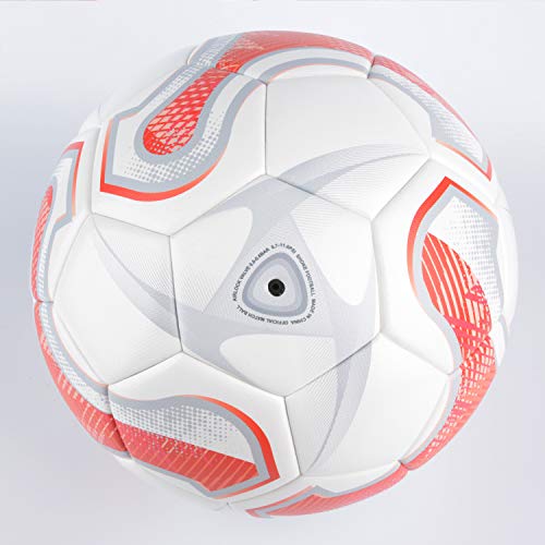 SHOKE Soccer Ball Size 5 FIFA Level Performance Ball, Thermal-Bonding Hold Air Water-Resistant, Rebound Height 51.18'' -53.15'', Can Customized