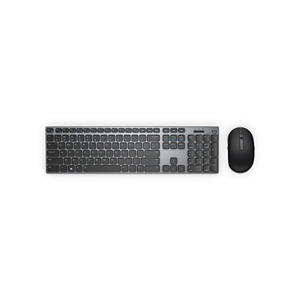 Dell KM717 Premier Wireless Keyboard and Mouse, Gray