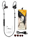 Vibez Bluetooth 4.1 Wireless Headphones In Over Ear Buds Adjustable Headset Noise Cancelling Earbuds with HD Stereo Built-in Audio Mic Ultra Secure Fit IPX5 Sweatproof Earphones for Sports & Running