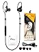 Vibez Bluetooth 4.1 Adjustable Wireless Headphones in Over Ear Buds Headset Noise Cancelling Earbuds with HD Stereo Built-in Audio Mic Ultra Secure Fit IPX5 Sweatproof Earphones for Sports & Running