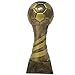 Soccer Star Spiral Trophy - Futbol Gold Tower Award - 8 Inch Tall - Engraved Plate on Request - Decade Awards