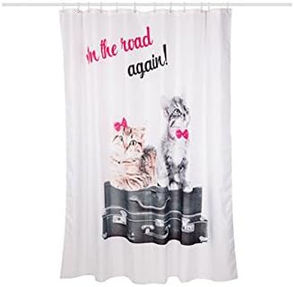 JJA Shower Curtain 180 x 200 cm tizami on the Road Again